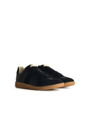 Maison Margiela 'Replica' Black Lear Sneakers