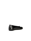 Maison Margiela 'Ballet' Black Shiny Lear Ballet Flats