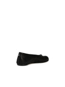 Maison Margiela 'tabi' schwarzer weicher Lear -Ballett Flats