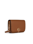 Michael Michael Kors 'Messanger' Brown Lear Crossbody Bag