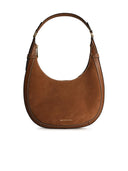Michael Michael Kors 'Preston' Brown Lear Schoudertas