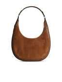 Michael Michael Kors 'Preston' Brown Lear Schoudertas