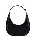 Michael Michael Kors 'Preston' Black Lear Shoulder Bag