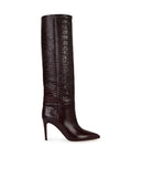 Paris Texas 'Stiletto 85' Burgundy Lear Boots