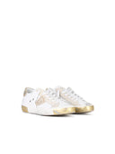 Philippe Model 'PRSX' White Lear Blend Sneakers