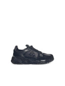 Baskets Premiata 'Mased' en tissu noir et Lear