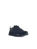 Baskets Premiata 'Mased' en tissu noir et Lear