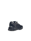 Baskets Premiata 'Mased' en tissu noir et Lear
