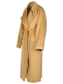 Sportmax 'Orense' Beige Wool And Cashmere Blend Coat