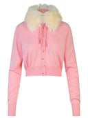 Sportmax 'Sport' Pink Virgin Woll Cardigan