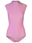 Sportmax 'Cristin' Pink Polyamid Blend Bodysuit