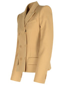 Sportmax 'Cablo' Beige Cotton Blend Blazer