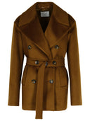 Sportmax 'Orchis' Brown Wool Coat