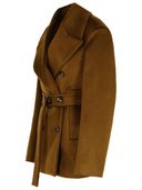 Sportmax 'Orchis' Brown Wool Coat