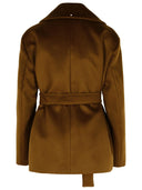 Sportmax 'Orchis' Brown Wool Coat
