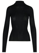 SportMax 'Flavia' Black Virgin Wool Sweater