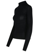 SportMax 'Flavia' Black Virgin Wool Sweater