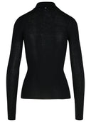 SportMax 'Flavia' Black Virgin Wool Sweater