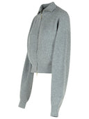 Cárdigan de mezcla de cachemira gris de Sportmax 'Svago'