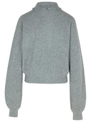 Sportmax 'Svago' Grey Cashmere Blend Cardigan