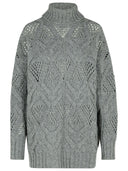 Sportmax 'Educola' grauer Wollmischpullover