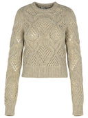 Sportmax 'Narvel' grauer Wollmischpullover