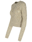 Sportmax 'Narvel' grauer Wollmischpullover