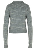 Sportmax 'Sierra' Grey Cashmere Blend Sweater