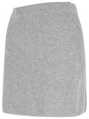 Sportmax 'Teiera' Skirt In Grey Cashmere Blend
