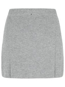 Sportmax 'Teiera' Skirt In Grey Cashmere Blend