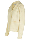 Sportmax 'Tubinga' Ivory Wool Blend Cardigan