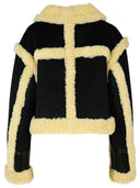 Stand Studio „Edith” Eco Sheepskin w Czarnej Blendie poliestrowej