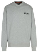 Zegna Gray Cotton Sweatshirt