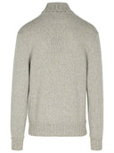 Zegna Brown Cashmere Turtleneck Sweater