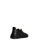 Zegna 'Triple Stitch' Black Lear Sneaker