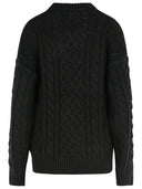 Sweter gcds czarny akryl