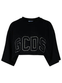 GCDS T-shirt en coton noir