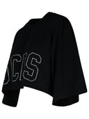 GCDS T-shirt en coton noir