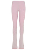 Leggings GCDS in miscela di viscosa rosa