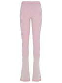 Leggings GCDS in miscela di viscosa rosa