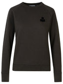 Isabel Marant Etoile 'Milla' schwarzer Baumwollblend -Sweatshirt