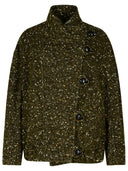 Isabel Marant Etoile 'Hanis' Green Wool Blend Jacket