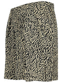 Isabel Marant Etoile 'Violaine' Two Tone Viscose Miniskirt