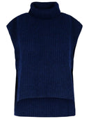 Isabel Marant Etoile 'Megan' Navy Alpaca Blend Vest