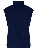 Isabel Marant Etoile 'Megan' Navy Alpaca Blend Vest