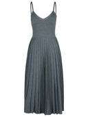 Khaite 'Elio' Grey Wool Dress