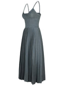 Khaite 'Elio' Grey Wool Dress