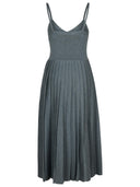 Khaite 'Elio' Grey Wool Dress