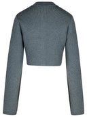 Khaite 'Ello' Grey Wool Blend Jacket
