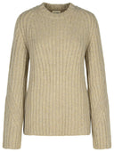 Khaite 'Calvin' Beige Cashmere Sweater